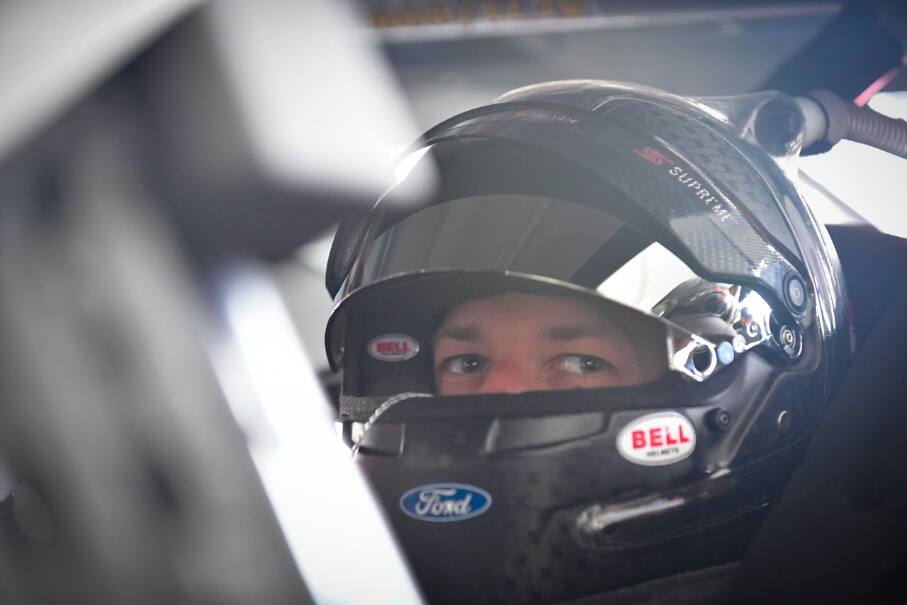 Team Penske's Brad Keselowski finished second in NASCAR Cup Series action. Team Penske's Brad Keselowski finished second in NASCAR Cup Series action.